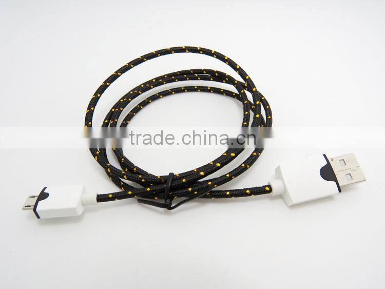 cable Phone charger usb to micro usb cable colorful cable for phone charger and data transfer