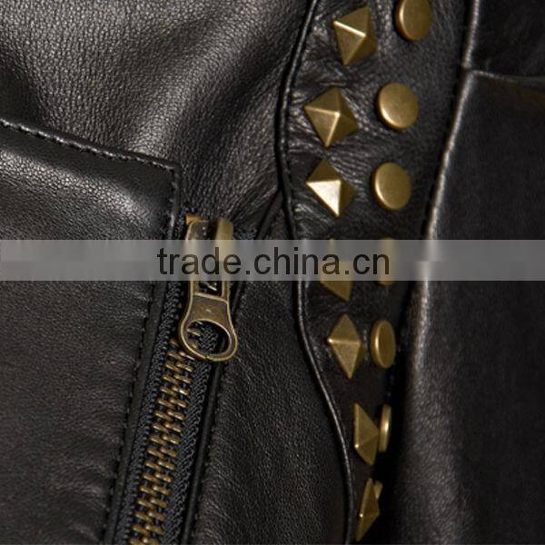 100% pu synthetic leather ladies pu leather clothes