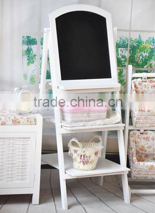 4 Chinese manufacturing ~ Zakka pastoral style solid wood furniture - storage rack - flower - wood - shelf