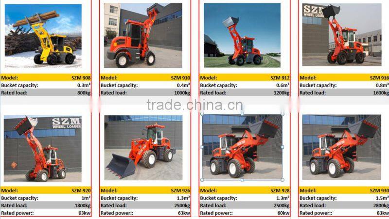 chinese fornt end 3t wheel loader with pallet fork ,wood fork /CE EPA