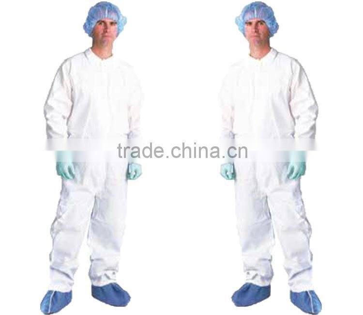 Disposable industrial coverall for paint