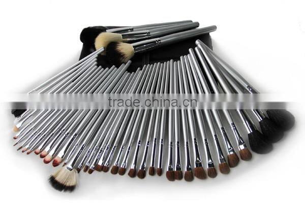 Professional 40pcs Silver Handle Brushes Leather Bags Making Tools