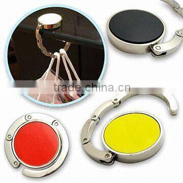 Rhinestone metal purse hanger