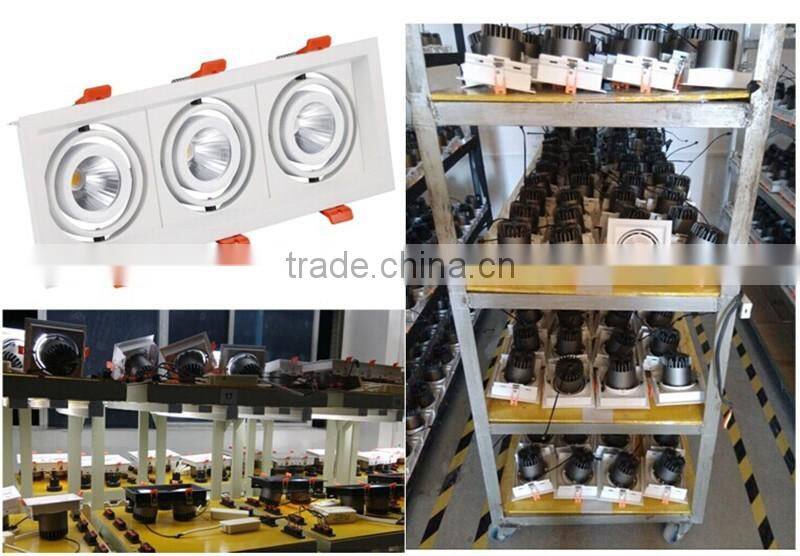 Factory price led downlight best selling for wholesales recessed grille down light