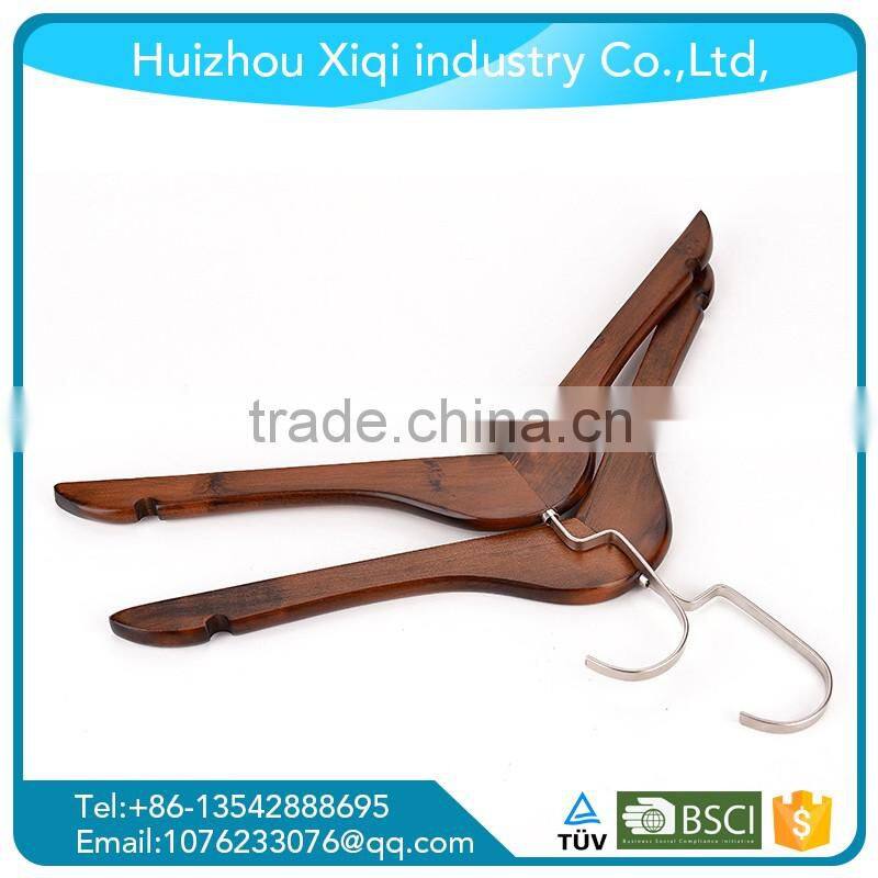 hot sale customized black wholesale wooden clothes hanger/laundry hanger machine