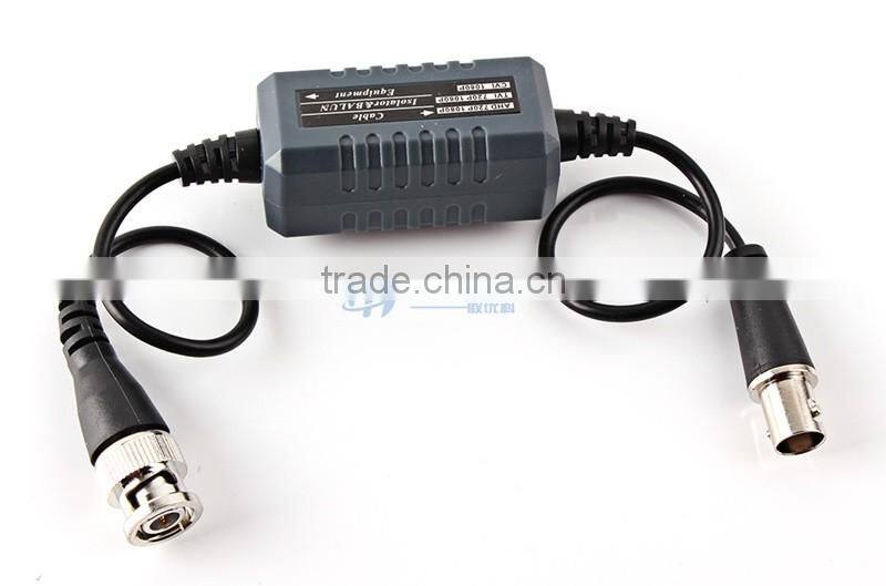 HD Coaxial Ground Loop Isolator HD CVI/AHD/TVI Video Balun BNC Male to Female Anti-jamming