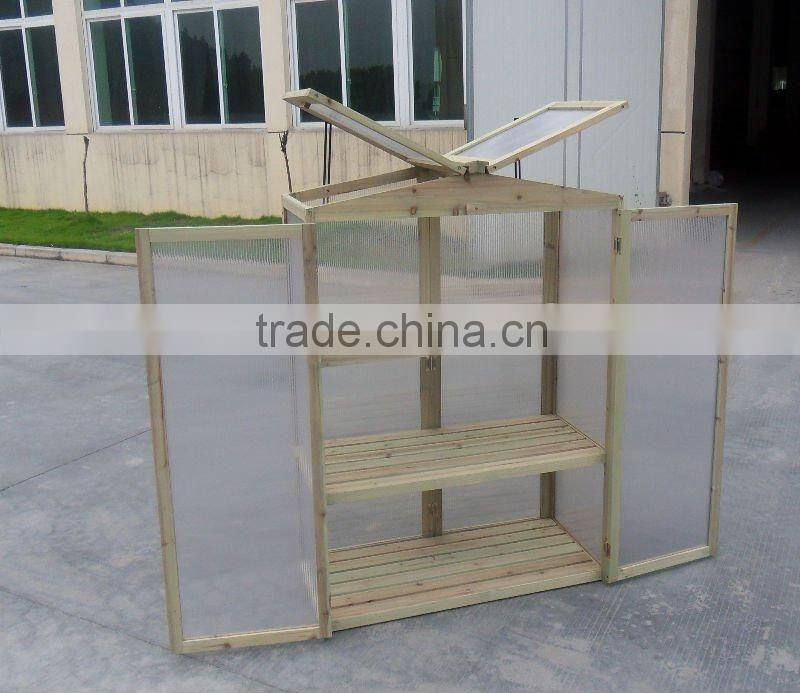 LEAFFY-Wooden Garden Growhouse GH-410G