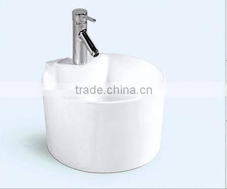 Y130 get free sanitary ware top wash basin guangzhou canton fair ceramic