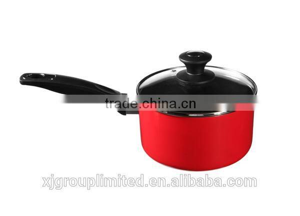 casserole hot pot with one handle glass lid XJ-13618
