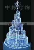 2013 commercial pubilc decoration 3D LED Christmas sculpture motif light (3D deer)