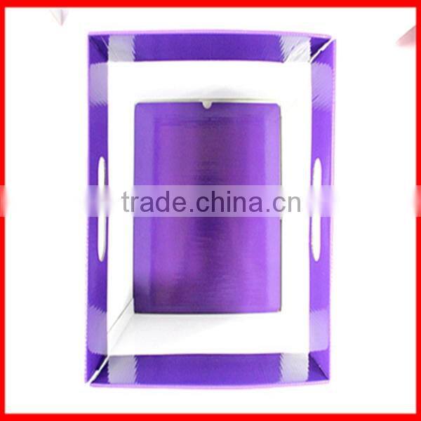 Craft Custom Purple Printing Corrugated Good Paper CMYK Gift Storage Box