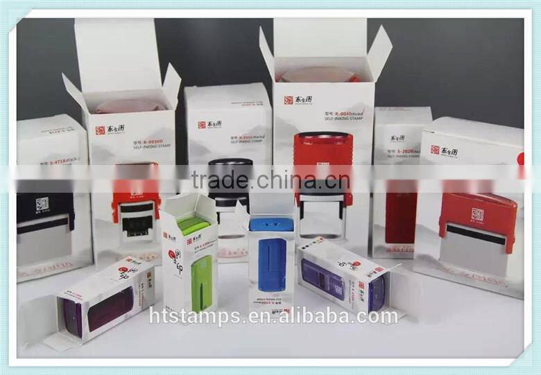 2015 Epress New Design Oval 30x45mm Patents Abs Rubber Craft Office/School Use Self inking Stamp