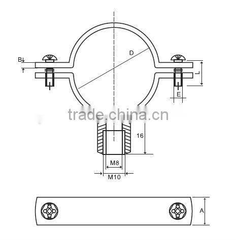 metal clamps for pipes pipe clamp for greenhouse