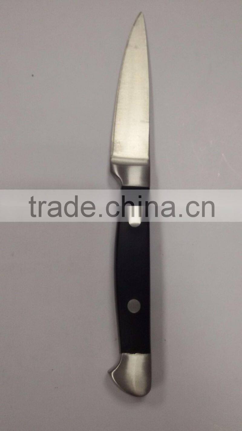 6PCS high quality heated kitchen knife with forged ABS handle