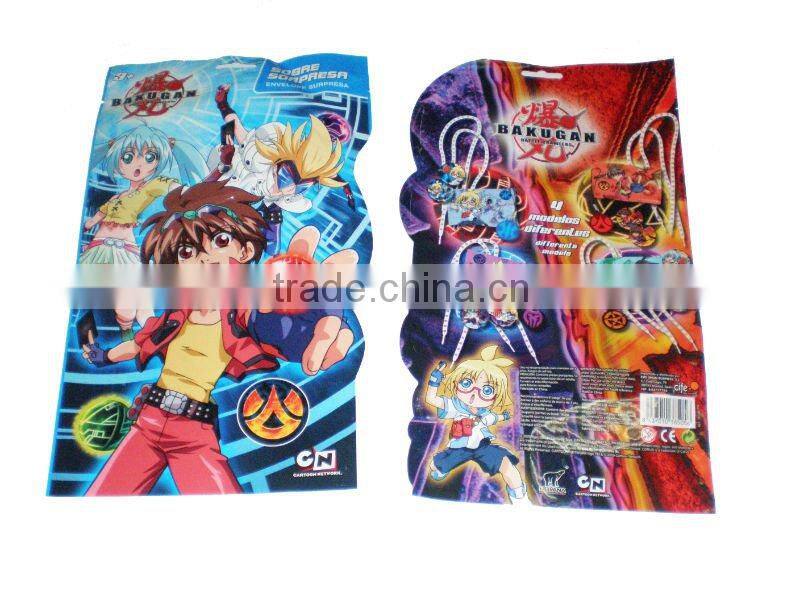 CS/CP/ZL Standup Toy Bag with Clear Window