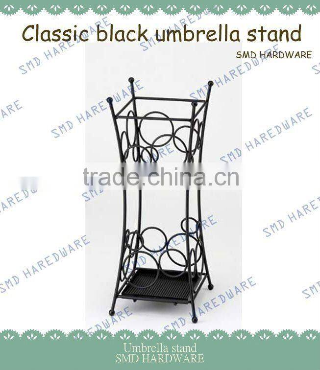Classic black umbrella stand