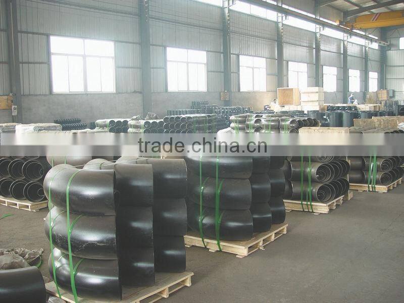Hot Sale carbon steel butt weld pipe fittings 90deg elbow