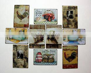 tin metal plate sign