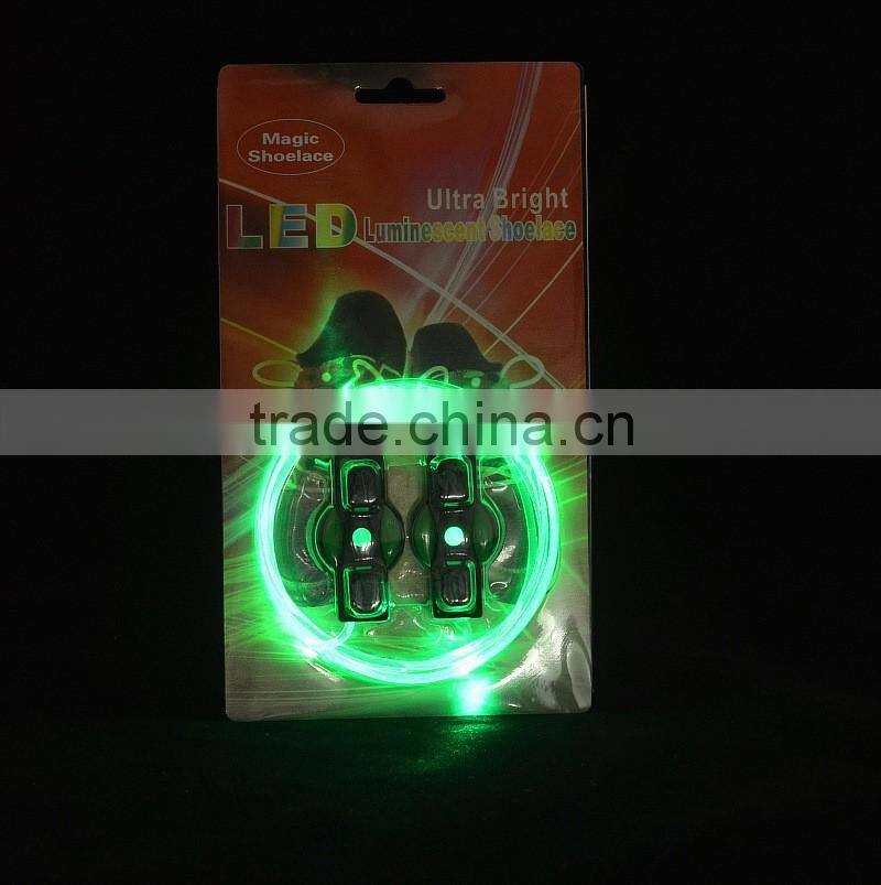 2016 Waterproof Shoe Accessory Led Shoelaces For Party Use