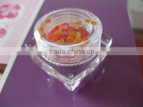 12 Color Acrylic UV Gel Nail Art Glitter Dust Walnut Shell Powder