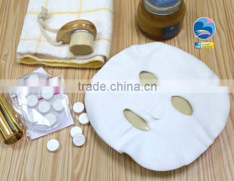 100% Rayon Compressed Taiwan Facial Mask 6pcs per set