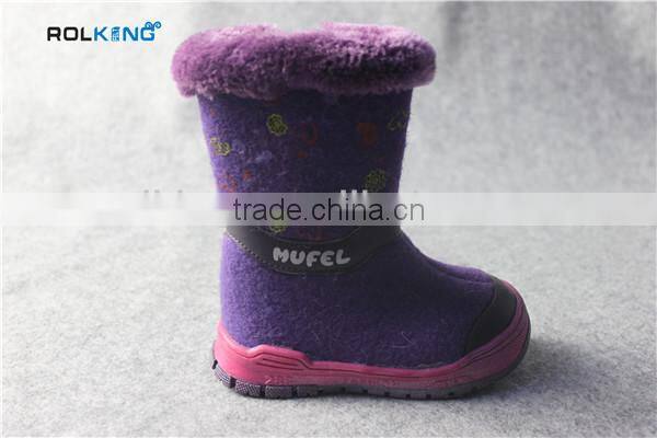 kids' winter warm wool felt shoes