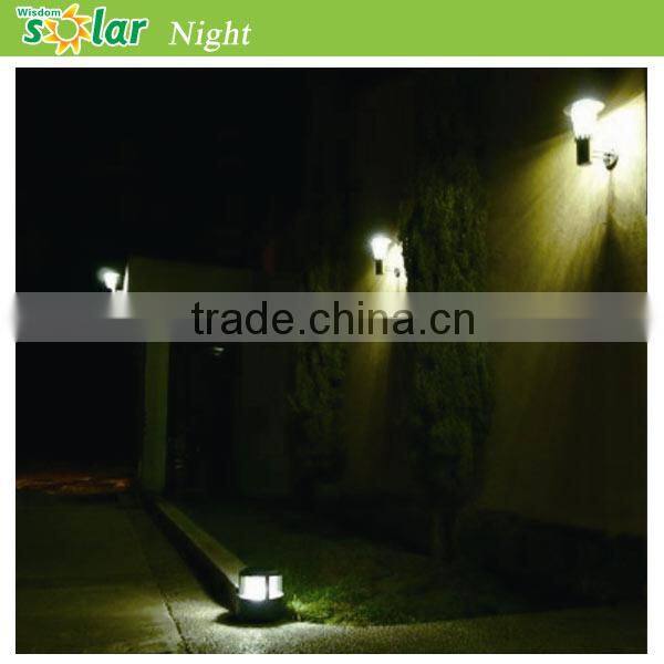 Solar power wall light fence led outdoor light for artificial grass led sensor light outdoor(JR-2602)