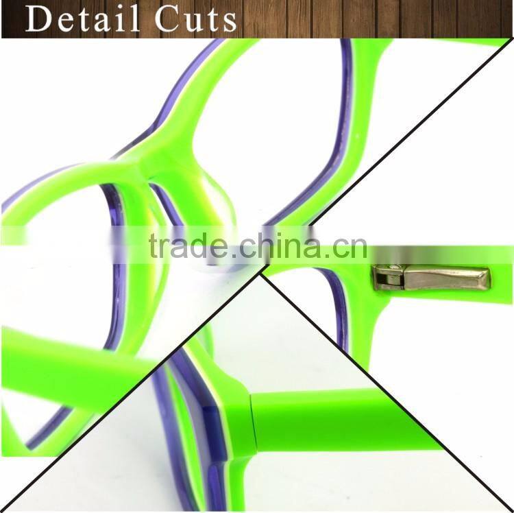G2715F-C1728 two color smart handmade naked glasses for boys