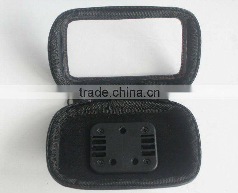 5 inch GPS and Smartphone Waterproof Hard case with Bicycle and Motorcycle Mount (Black) Vehicle Mounting