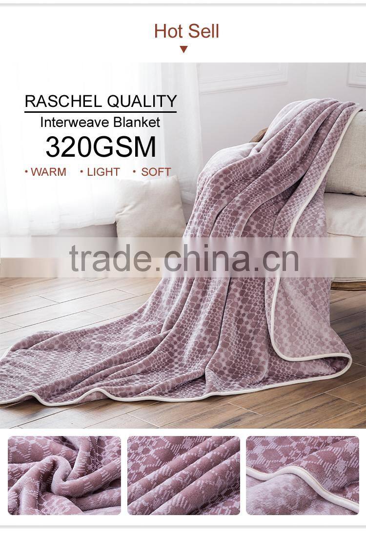 60"x80" standard size Sherpa blanket with 2cm turnover locked