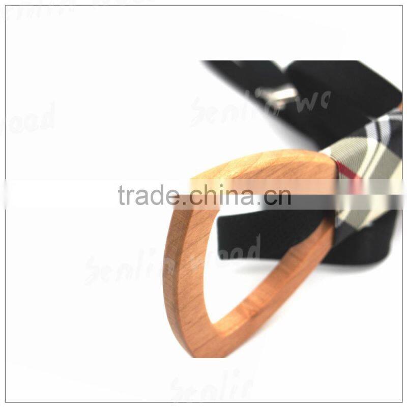 wholesale handmade fancy wooden bow tie