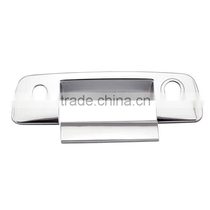 ABS CHROME REAR TAIL DOOR HANDLE BOWL COVER TRIM REAR HANDLE BOWL 1 KEYHOLE WITH CAMERA HOLE FOR DODGE RAM 2009-2012