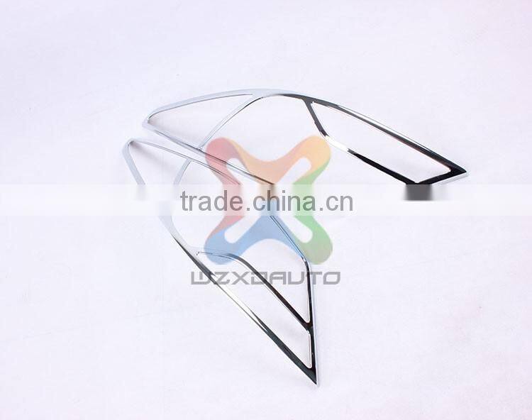 SET CHROME REAR TAIL LIGHT LAMP COVER TAIL LAMP COVER FOR VERNA 2014