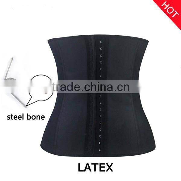 Lastest design underbust waist training corsets sexy plus size latex waist corsets practical corsets for women wholesale