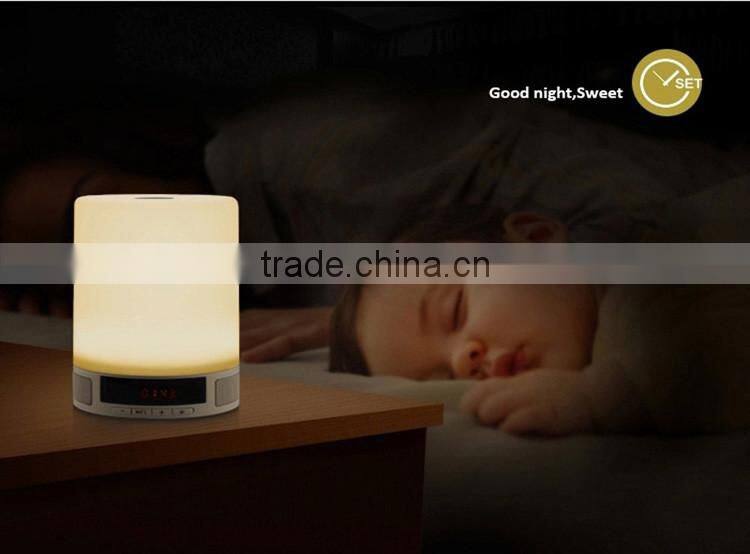 Hot Sale Gift Wireless Bluetooth Speakers Smart Led Lamp SD Card Slot Portable