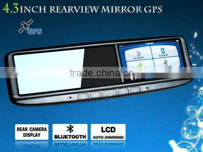 New Cheap Hot sale 4.3 " 4GB Memeory Win CE FM Transimitter 6.0 MTK 468MHz Car GPS Navigation with bluetooth/compass