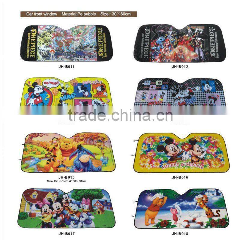 Car front sun shade with customized logo and print picture