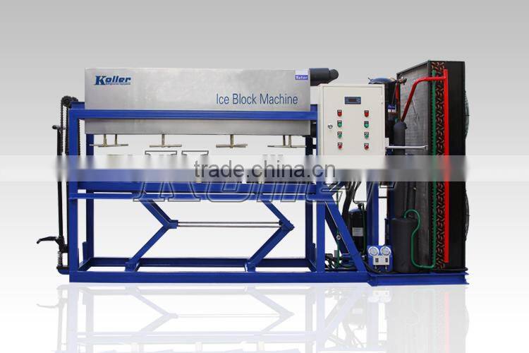 Koller DK50 5 tons/day Directly Cooling Ice Block Machine with Automatic Ice Harvest for fresh seafood