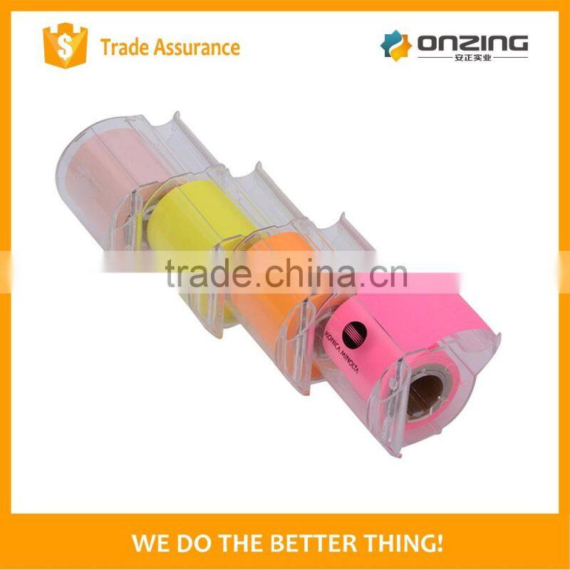 Onzing high quality roller sticky notes with dispenser