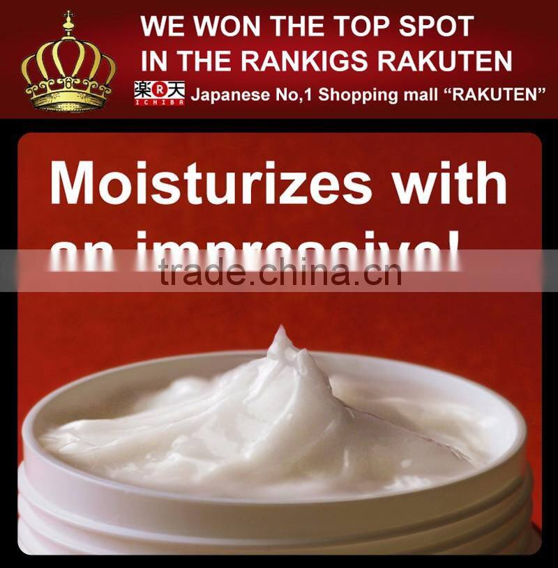Popular non greasy hand cream for dry skin with Japanese food as ingredients