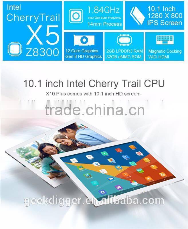 Teclast X10 Plus 2 in 1 Tablet PC-GRAY/10.1 inch Android 5.1