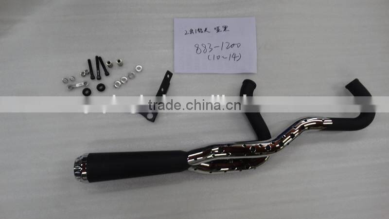 stainless steel exhaust system pipe for Harley Sportster 883-1200