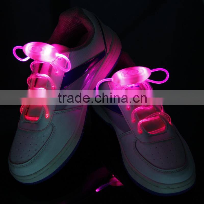 High quality LED Shoelaces with Continuous and 2 Blinking Modes Flash Lighting the Night for Party Hip-hop Dancing