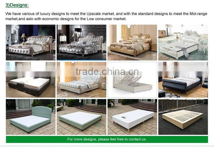 Hot selling small size bedbase for hotel/ very small CBM bedbase/KD bed base/cheap simple bed base