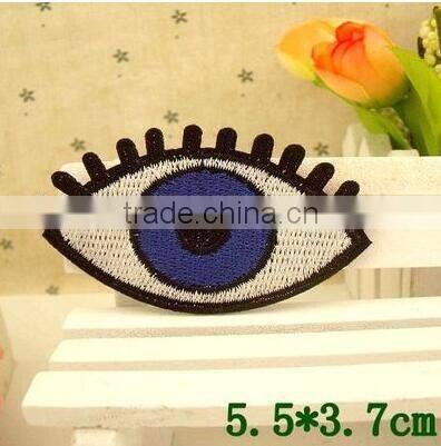 Funny eye embroidery patches for baby clothing