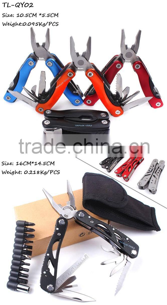 Portable Stainless Steel Folding Multifuction Pliers,Survival Camping Pocket Knife Plier,Safety Plier Rescue Outdoor Plier Tool