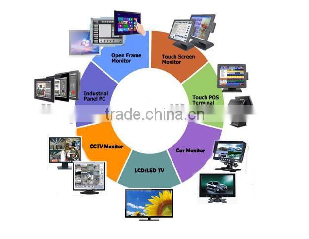 Indusrial Use Metal Case VGA Input 17inch Open Frame TFT LCD Monitor