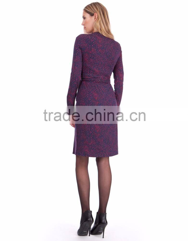 Sexy Slim Long Maternity Dress for Muslim for Spring and Autumn