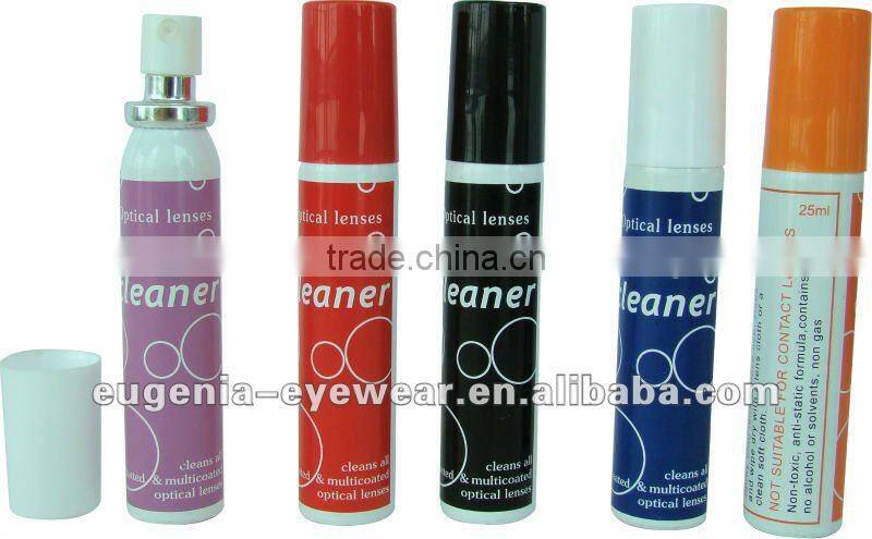 anti-fog spray on the goggles