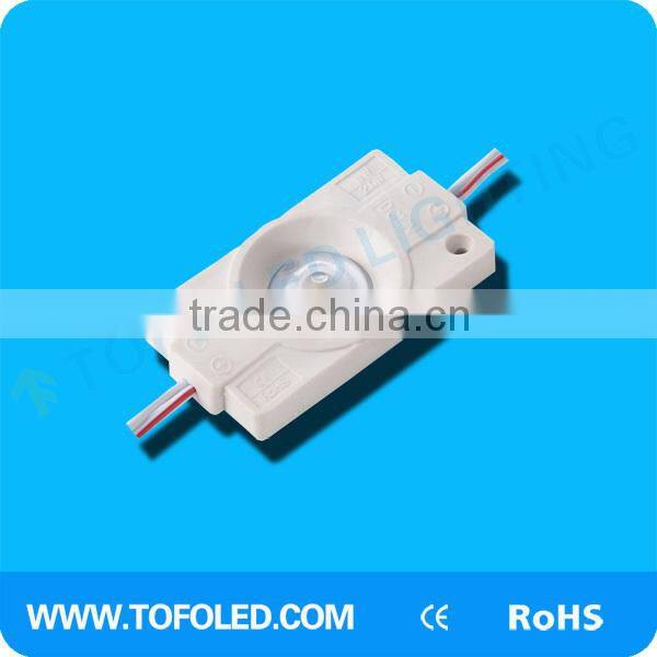 160degree 12v single led module light with lens